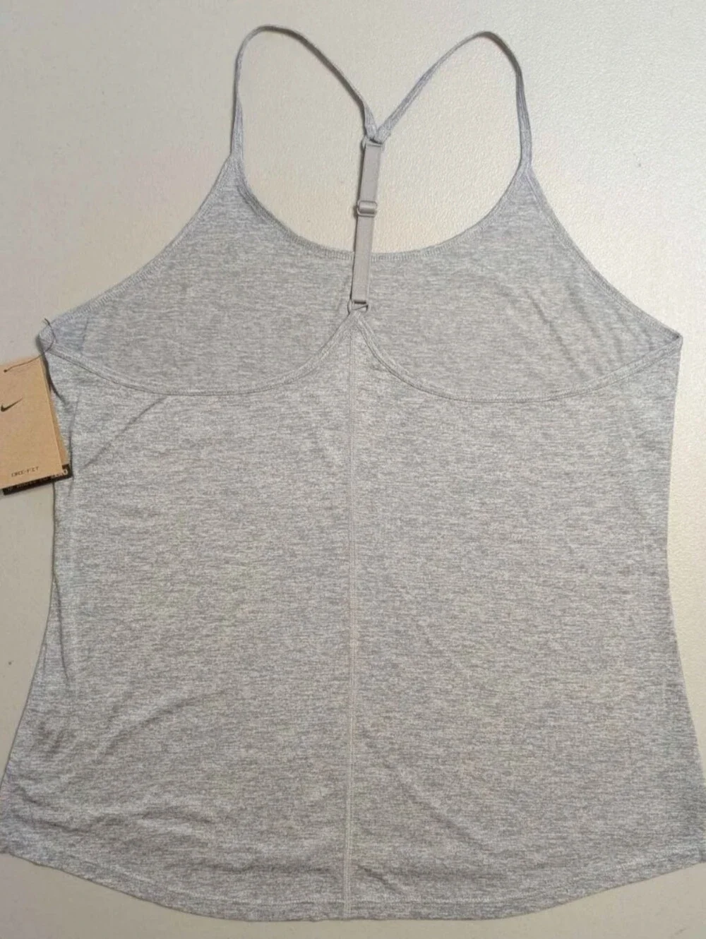 NWT large Nike Dri-Fit gray tank top